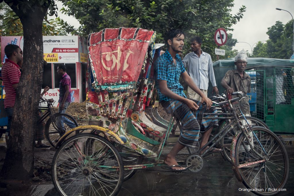 Popularny w Bangladeszu środek transportu