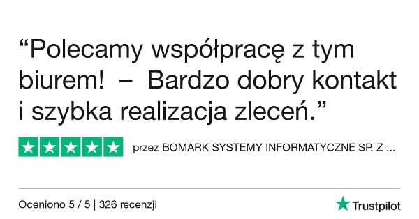 Trustpilot - BOMARK SYSTEMY INFORMATYCZNE SP. Z O.O.