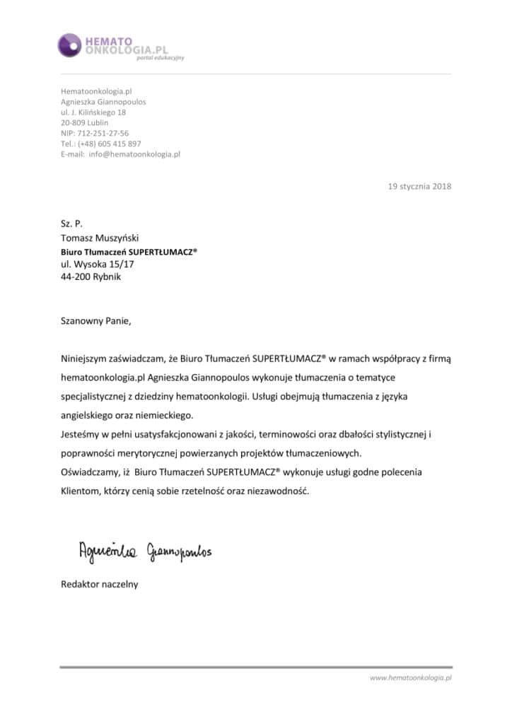 Hematoonkologia