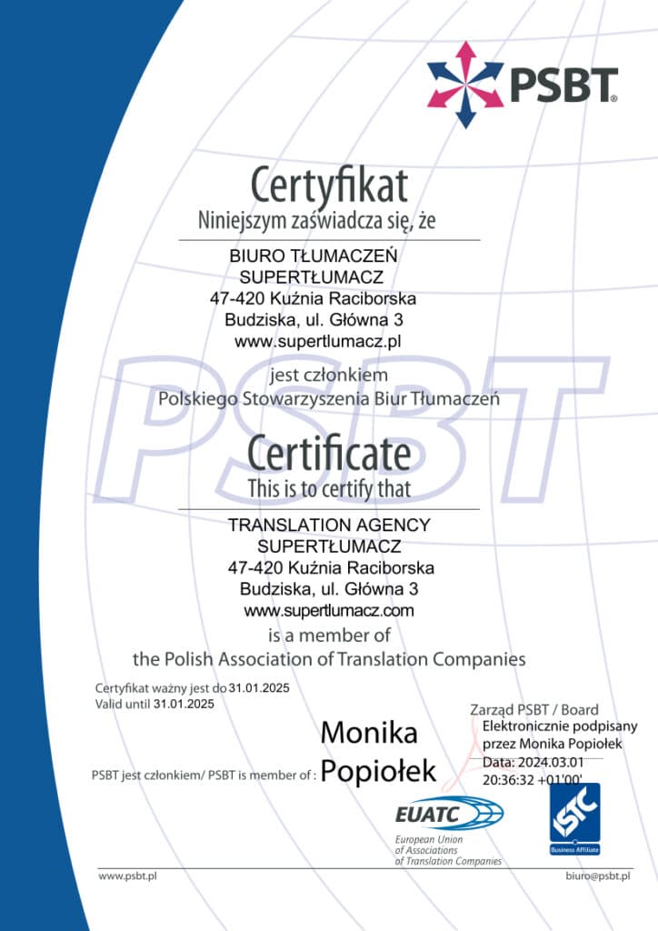 Jakość tłumaczeń jest najważniejsza - postaw na współpracę z rzetelnym biurem 8
